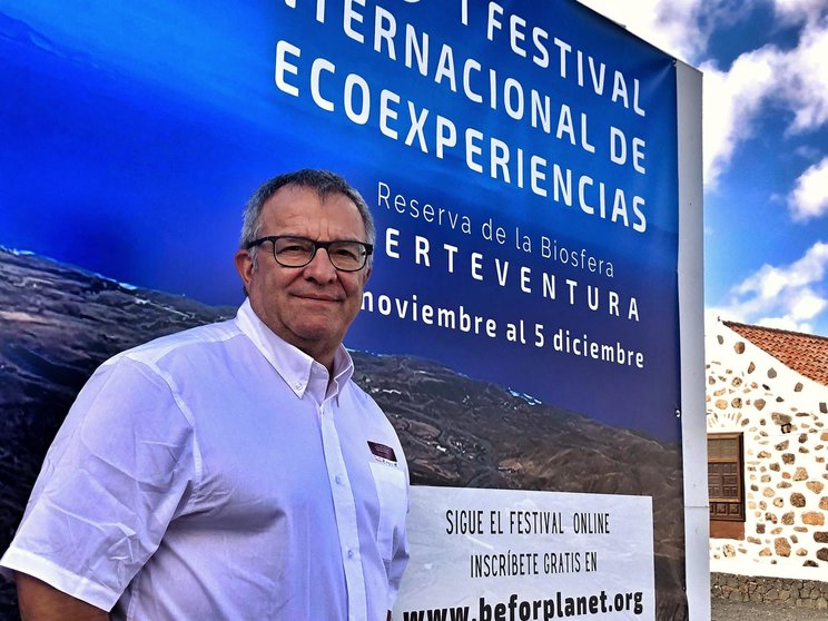 Jose Luis Rivera, organizador del I Festival Internacional de Ecoexperiencias de Fuerteventura