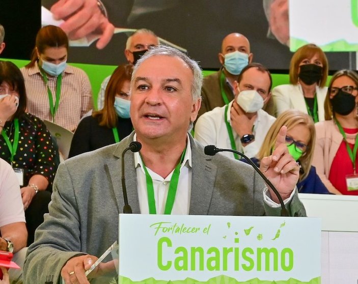 Luis Campos, portavoz de Nueva Canarias.