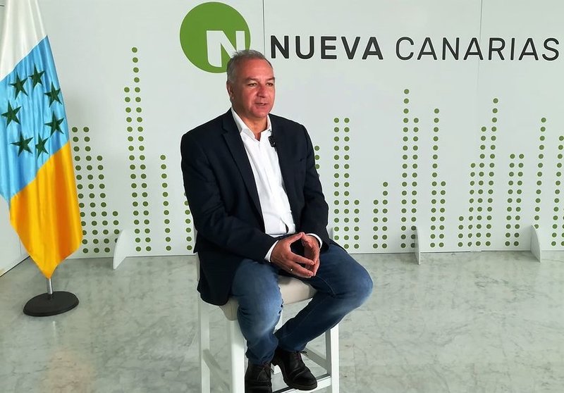 Luis Campos, portavoz parlamentario de Nueva Canarias.