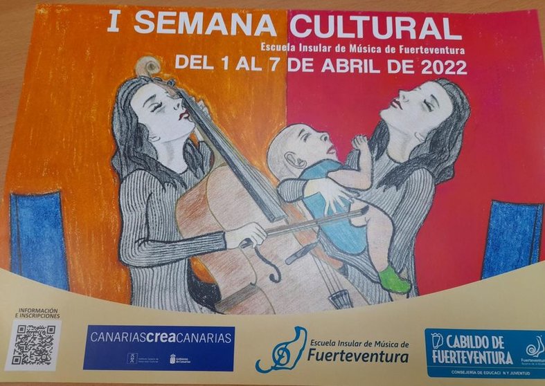 Cartel anunciador de la I Semana Cultural.