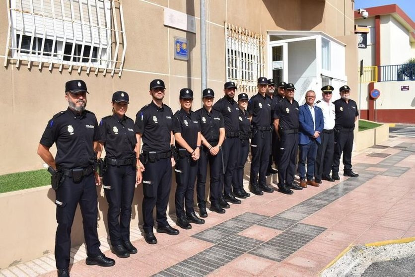 Presentación de los nuevos agentes de Policía en prácticas de Puerto del Rosario.
